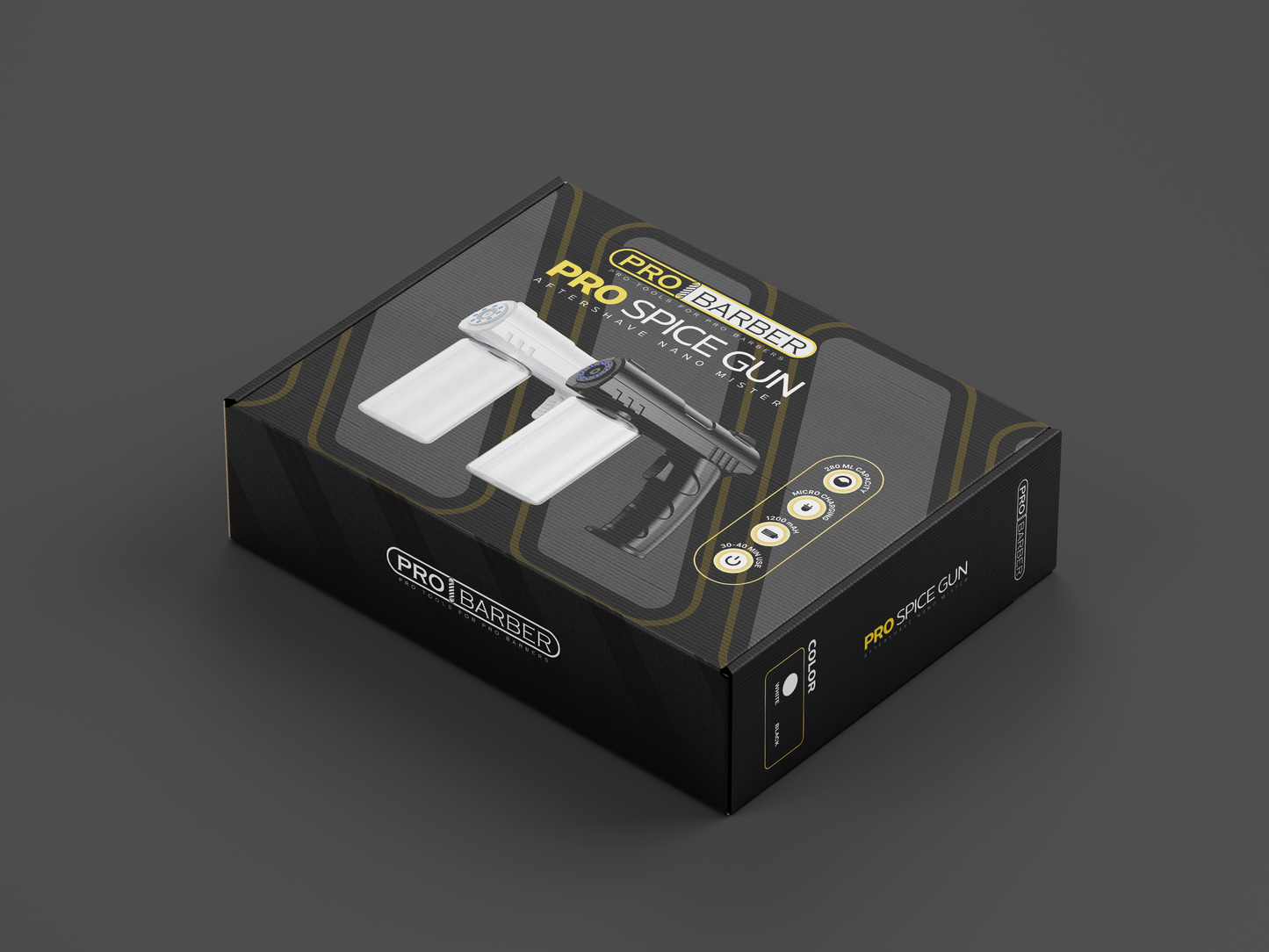 ProBarber® Pro Spice Gun – Aftershave Nano Mister