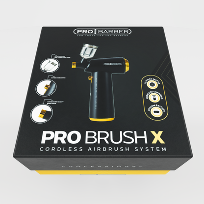 ProBarber®  PRO BRUSH X - CORDLESS AIRBRUSH COMPRESSOR